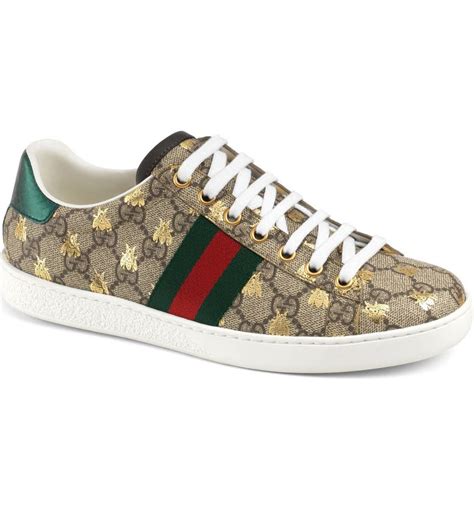 womens bee gucci shoes|gucci bee sneakers women's.